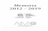 Memoria 2012 – 2019 - centrounescodemallorca.orgcentrounescodemallorca.org/wp-content/uploads/...2012-2019-comprimido.pdf · 2 MEMORIA 2012 – 2019 La Asociación de Intercambio