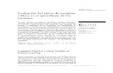 escolares - dadun.unav.edudadun.unav.edu/bitstream/10171/9166/1/16 Estudios Ec.pdf · et al. (1983), los cuales revisan las ocho teorías o modelos de aprendizaje escolar más relevantes