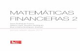 MATEMÁTICAS FINANCIERAS 2 - editorialpatria.com.mx · Se inicia con un problema de aplicación, interés compuesto, monto compuesto, comparación del interés simple con el interés