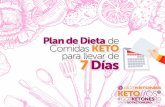  · Plan de Dieta de Comidas KETO para Ilevar de CONSEJOS ANTES DE COMENZAR 1. Aquí hay algunos consejos para esta semana. La mayoría de ellos se aplican a aquellos de ustedes