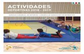 ACTIVIDADES - somontano.org · actividades deportivas 2018 - 2019 servicio comarcal de deportes. comarca de somontano de barbastro.