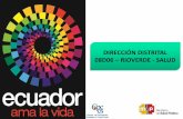 DIRECCIÓN DISTRITAL 08D06 RIOVERDE - SALUD · universalización de servicios de salud, la consolidación de la salud intercultural, la salud sexual y reproductiva, los modos de alimentación