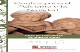 Ciclo de Conciertos de Música Vocal 2014-15 Adviento.pdf · bandurria, el cajón flamenco (para ritmos del sur), la dulzaina y el tamboril (para ritmos castellanos), pequeña percusión