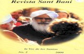 Revista Sant Bani - elnaam.org Volumen 2 2000.pdf · Revista Sant Bani La Voz de los Santos No.2 2000 No malgasten su valioso nacimiento Sant Ajaib Singh Ji Junio 12 de 1.994 25 Continúen