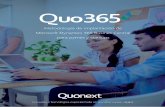 Quo365 el software de gestión ERP para pymes y empresas ... · Y además, compite al máximo nivel con el Cuadro de Mando Quo365 incorpora un avanzado cuadro de mando, que te permitirá