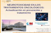 NEUROTOXICIDAD EN LOS TRATAMIENTOS ONCOLÓGICOS ...€¦ · PRINCIPALES SÍNDROMES •CENTRALES –Encefalopatía (aguda-crónica) •Cerebrovasculares •Metabolopatía –HipoNa,