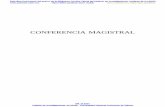 CONFERENCIA MAGISTRAL - archivos.juridicas.unam.mx · CONFERENCIA MAGISTRAL Este libro forma parte del acervo de la Biblioteca Jurídica Virtual del Instituto de Investigaciones Jurídicas