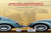 Breve historia del Sindicato Independiente de Volkswagen ...library.fes.de/pdf-files//bueros/mexiko/05370.pdf · za al movimiento obrero independiente contrario al control corporativo