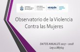 Observatorio de la Violencia Contra las Mujeresobsviolenciamujeres.ciudadanianqn.gob.ar/informes/2017-2018.pdf · Informes publicados Informes de la violencia contra las mujeres en