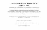 UNIVERSIDAD POLITÉCNICA SALESIANA - dspace.ups.edu.ec · UNIVERSIDAD POLITÉCNICA SALESIANA CARRERA DE INGENIERIA EN GERENCIA Y LIDERAZGO Proyecto para la Expansión para el Laboratorio