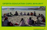 OFERTA EDUCATIVA CURS 2016-2017 - gobmenorca.com · 971 350 762 educamb@gobmenorca.com L'Educació Ambiental és pel GOB una eina bàsica per tal de difondre els nostres principals