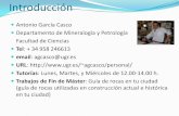 Antonio García Casco - ugr.esagcasco/msecgeol/secciones/petro/msecpetro.pdf · Examen escrito (dos o tres preguntas de desarrollo corto o tipo test) ... rocas filonianas hidrotermales
