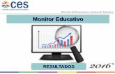Monitor Educativo - ces.edu.uy³n de Planeamiento y Evaluación... · Un informe anual de tendencias educativas Un reporte personalizado para cada liceo del país Un sistema web de