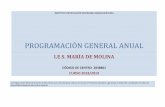 PROGRAMACIÓN GENERAL ANUAL - educa.madrid.org · La Programación General Anual es el documento que concreta para cada curso escolar el Proyecto educativo y garantiza el desarrollo