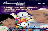 Julio - Agosto 2019 Lenguas indígenas · itoil ls sst sst Lenguas indígenas: memoria, significado y expresión Editorial DCSBA Pág.04 ¿Sabes cuántas lenguas indígenas se hablan