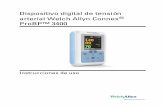 Dispositivo digital de tensión arterial Welch Allyn Connex ... · Su venta está autorizada únicamente bajo prescripción facultativa o por indicación de un profesional de la salud