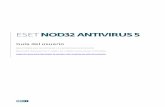 ESET NOD32 Antivirus - download.eset.comdownload.eset.com/manuals/eset_eav_5_userguide_esn.pdf · ESET NOD32 ANTIVIRUS 5 Guía del usuario (desarrollada para las versiones 5.2 y posteriores