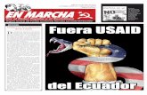Órgano Central del Partido Comunista Marxista Leninista ... · e manera no oficial se conoce que el Gobierno estaría estudiando la culminación del Convenio Marco que el Ecuador