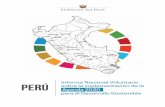 Informe Nacional Voluntario Perú sobre la implementación ... · Desarrollo Sostenible (ODS)”, sobre la base del marco global de indicadores desarrollado por la Comisión de Estadística