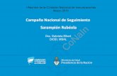 Campaña Nacional de Seguimiento Sarampión Rubéola CoNaIn · • Cadena de frio: – evaluación dentro del componente de micro planificación (funcionamiento de la cadena de frío,