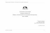 Licenciatura en Sociología Programa analítico del Módulo V ...dcsh.xoc.uam.mx/sociologia/Documentos/Ant2/TrimV (2).pdf · Programa analítico del Módulo V. Estructuración de