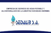 Presentación de PowerPoint - sedalib.com.pe · En caso de emergencia SEDALIB S.A cuenta con 11 POZOS y 2 RESERVORIOS para abastecimiento de agua con cisternas. DATOS DE POZO/RESERVORIO