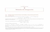 Me´todos de Integracio´n - canek.uam.mxcanek.uam.mx/Integral/Cap02.Metodos/2.6.Parciales/FParciales.pdf · CAP´ITULO 2 Me´todos de Integracio´n 2.6 Integracio´n de funciones