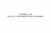 TEMA 10 ELECTROMAGNETISMO - profesores.sanvalero.netprofesores.sanvalero.net/~w0320/TEMA 10 ELECTROMAGNETISMO.pdf · cesarían aquéllas y, por tanto, la fuerza magnética entre el