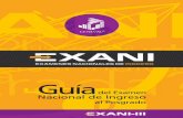 Guía EXANI-III 11a. ed. - mddh.maestrias.unach.mxmddh.maestrias.unach.mx/images/pdf/guiadelexani_iii2014.pdf · El EXANI-IIIse aplica a sustentantes que, habiendo concluido los estudios