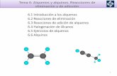 Presentación de PowerPoint - cartagena99.com tema 6.pdf · el G.S. sea un OH, mal grupo saliente, un ácido aportará el protón para que sea mejor G.S.) • reordenamiento de cationes