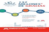 Dossier Tranvía 2017 - metrotenerife.com · 2 TRANVÍA DE TENERIFE CUMPLE 10 AÑOS DE SERVICIO E l Cabildo Insular de Tenerife y Metro-tenerife celebran el 10º Aniversario de la