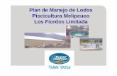 Plan de Manejo de Lodos Piscicultura Melipeuco Los Fiordos ...biblioteca.inia.cl/medios/tamelaike/LODOS2011/PML_PresentacionComunida... · Entrega de Informe de Seguimiento al SAG