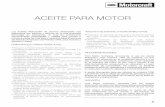 ACEITE PARA MOTOR - motorcraft.com · Nota: Consulte su Póliza de garantía y registro de mantenimiento. 2016 CATÁLOGO DE PARTES 4 ACEITE PARA MOTOR BASE SINTÉTICA A través de