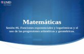 Matemáticas - moodle2.unid.edu.mx · importancia en matemáticas y se aplican en casi todos los campos de trabajo del hombre En esta sesión aprenderemos a conocer e interpretar