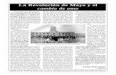 La Revolución de Mayo y el cambio de amositio.patriaargentina.org/blog/wp-content/uploads/2013/01/LA... · EDICION ESPECIAL con motivo del Bicentenario de la Revolución de Mayo