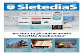 Arranca la 3ª convocatoria ‘StartUp Alcobendas’comunicacion.alcobendas.org/sites/default/files/publicacion/7 dias nº1314.pdf · presas que componen la UTE entra en concurso