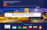 COMO HACER NEGOCIOS EN PERU: ASPECTOS LEGALES Y …observatoriorli.com/docs/PERU/SISTEMA_TRIBUTARIO_Peru.pdf · LOS ACTIVOS NETOS (ITAN) • Grava a sujetos que generan rentas de