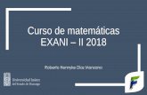 Curso de matemáticas EXANI II 2018 - cdn.goconqr.com · EXANI –II 2018. Razonamiento aritmético. Jerarquía de operaciones Se entiende por jerarquía al orden de factores de acuerdo