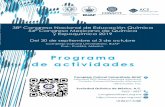 Programa de actividades - sqm.org.mxsqm.org.mx/PDF/2019/Congreso-Programa-Digital-SQM-congresos-2019.pdf · 5 Sociedad Química de México A.C. “l ” Contenido Plano de actividades