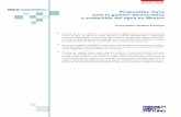Propuestas clave para la gestión democrática y sostenible ...library.fes.de/pdf-files/bueros/mexiko/15612.pdf · tiene agua entubada en el interior de los hogares y el resto cuenta