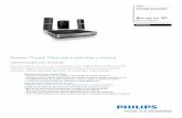 Sonido Crystal Clear para películas y música · Amplificadores clase D de gran calidad Los amplificadores clase D de gran calidad de Philips están diseñados para conservar la