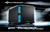 BLUEAI7000 SILENT GREENAI7000 SILENT RED - Sharkoon Silent... · Detrás del panel frontal ..... y en el panel superior. paneles laterales ... * 30 % UP TO QUIETER CASE WITHOUT DAMPING