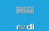 REPOSITORIO SEMÁNTICO DE INVESTIGADORES DEL ECUADOR · Generar un repositorio semántico de datos que permita identificar a investigadores (y sus publicaciones) y el descubrimiento