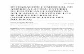 INTEGRACIÓN COMERCIAL EN AMÉRICA LATINA: ESTUDIO DE ...obela.org/system/files/Integrac Mercosur-Alianza P.pdf · política comercial común (Briceño Ruiz, 2013). Así, Aadiyta