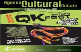 Nº 29 | 27, 28 y 29 de Septiembre | 2019comunicacion.getafe.es/doc/inf/2019/sep/cultura/qkfest/qkfest_getafe_2019.pdf · Sara Hernández ALCALDESA Luis Dominguez CONCEJAL DE CULTURA
