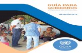 20190530 GUIA DE GOBIERNO ESP - reliefweb.int · i. Depósito para la Respuesta Humanitaria de las Naciones Unidas (UNHRD) y el Hub Humanitario en Panamá 5. FINANCIAMIENTO HUMANITARIO
