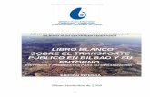 LIBRO BLANCO SOBRE EL TRANSPORTE PÚBLICO EN BILBAO Y … · Libro Blanco sobre el Transporte Público en Bilbao y su entorno 1.1.- OBJETIVOS DEL INFORME Es un objetivo del presente