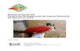 Memòria anual del Centre de Recuperació de Fauna Silvestre ... · Memòria anual del Centre de Recuperació de Fauna Silvestre de Menorca 2018 gener, 2019 Total d'animals recollits