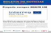Proyecto europeo HEALTH LSR - leartiker.com boletin noticias online.pdf · en el área Aquitania-Euskadi-Navarra hacia un sector de mayor valor añadido, como es la salud, mediante