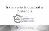 Ingeniería Industrial a Distancia - teccan.edu.mx INDUSTRIAL A... · Probabilidad y Estadística AEC-1053 2-2-4 Estadística Inferencial I AEF-1024 3-2-5 Ingeniería de Sistemas